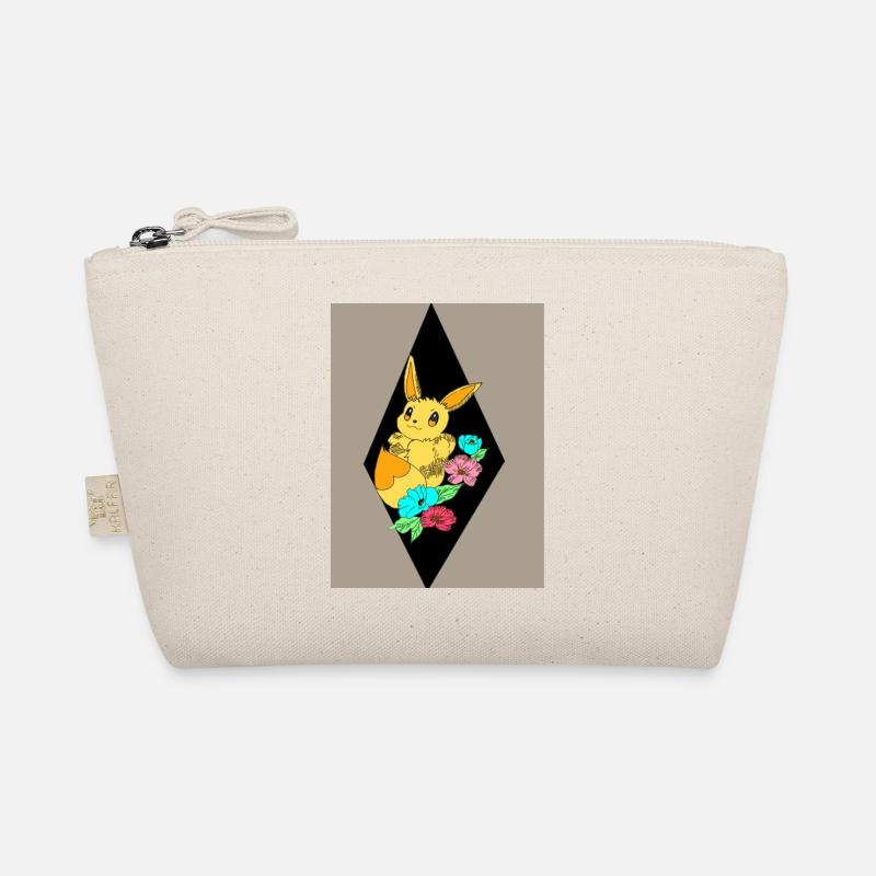 Süßes Biest mit ein paar Blumen Bio-Täschchen