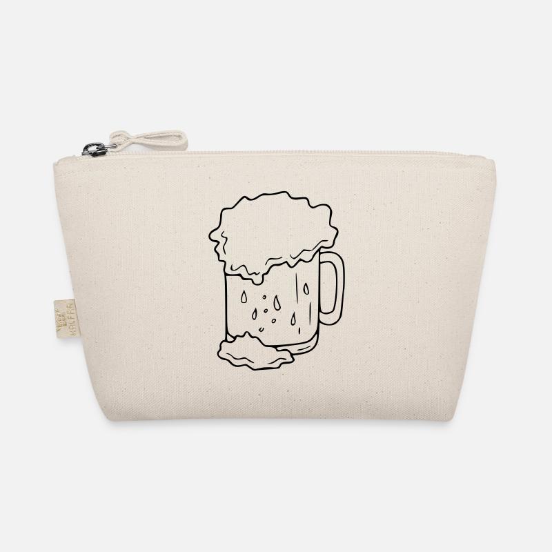 Fête de dessin de bière Célébrez le noir Trousse biologique