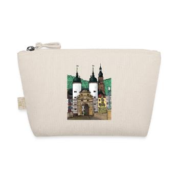 Heidelberg Old Bridge Souvenir from Germany - Organic Pouch - nature - Front