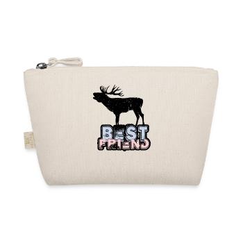 Best Friend Deer Hirsch - Organic Pouch - nature - Front