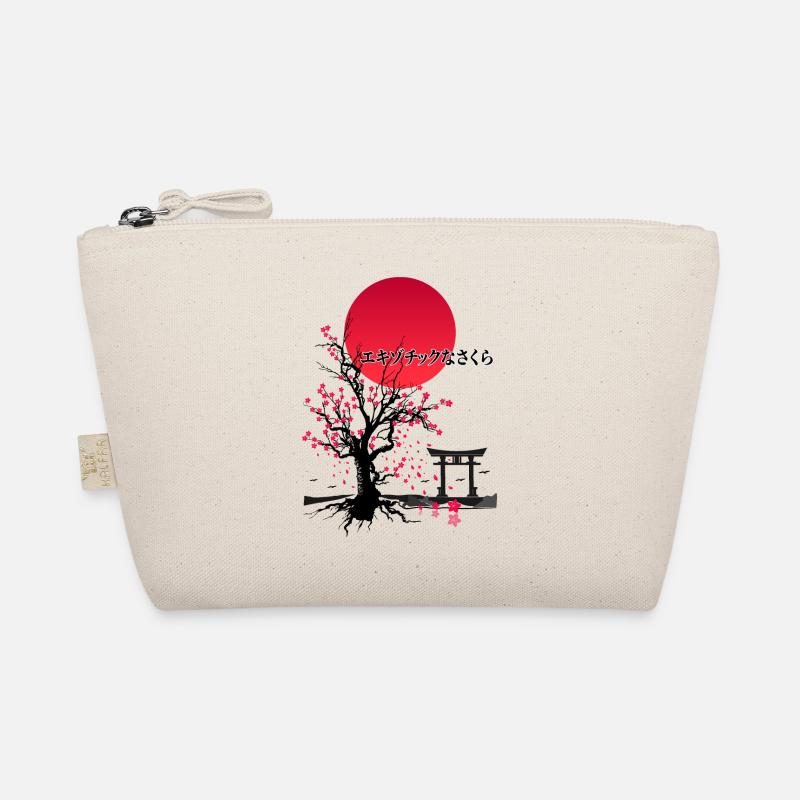 EXOTISCHES SAKURA TORII TOR Bio-Täschchen