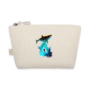 THE WILDLIFE KINGS - The Shark King (Shape) - Organic Pouch - nature - Front