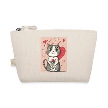 Cute Cat 2023 - Organic Pouch - nature - Front
