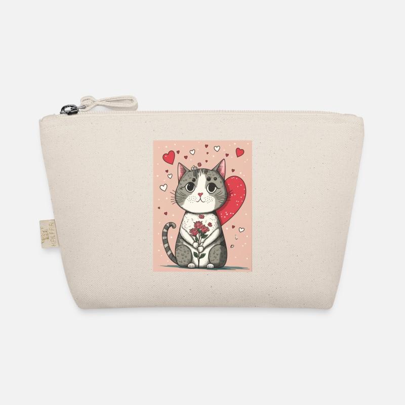Cute Cat 2023 - Organic Pouch - nature
