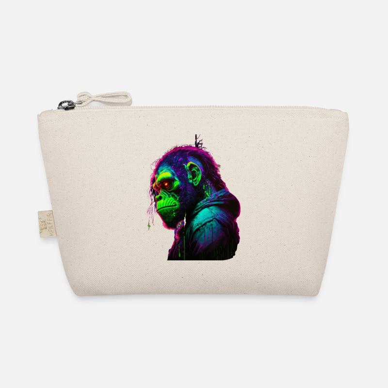 Monkey,Design,Neo,Comic Organic Pouch