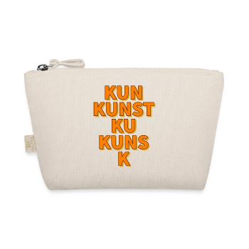 Kunst orange 2 - Bio-Täschchen - Natur - Vorne
