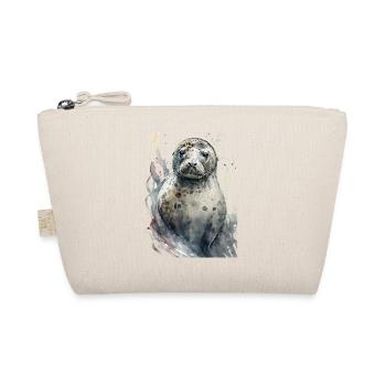 Sceau doux mignon réaliste aquarelle - Trousse biologique - nature - Devant