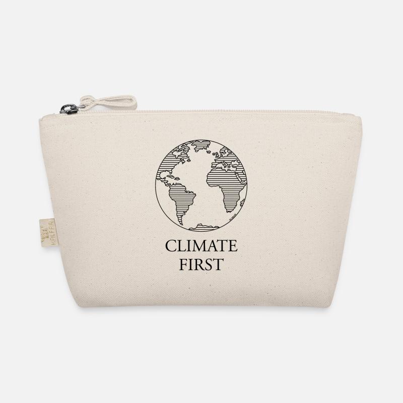 Climate First / Earth (Climate Change / Black) Organic Pouch