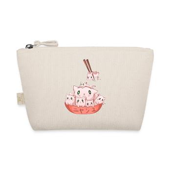 Ramen Kawaii Katze Anime Otaku Japanische Nudeln - Bio-Täschchen - Natur - Vorne