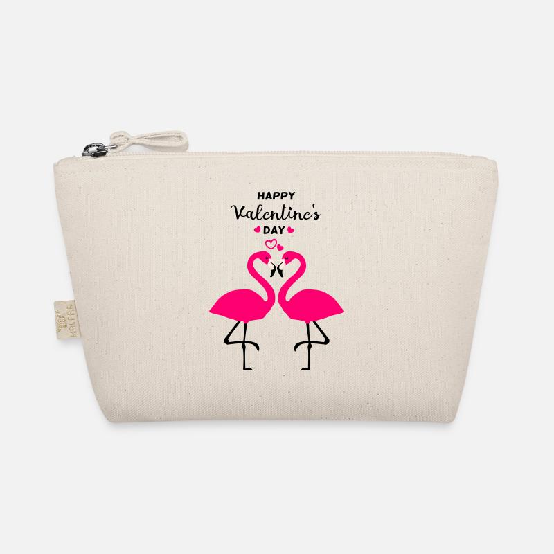 Flamants roses Saint-Valentin - Trousse biologique - nature