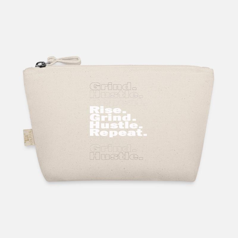 Rise Grind Hustle Repeat Organic Pouch