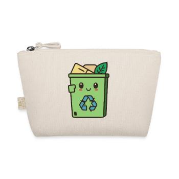 niedliches Recycling - Bio-Täschchen - Natur - Vorne