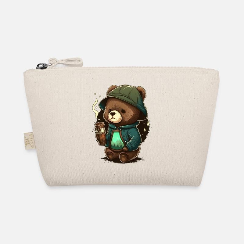 smoking bear Organic Pouch