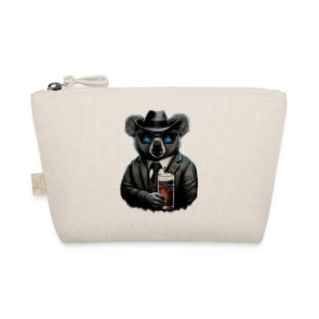 Cool koala in a suit with beer - Organic Pouch - nature - Front