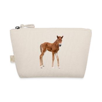 Chevaux T-shirt Cadeau Cavalier - Trousse biologique - nature - Devant