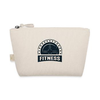 Fitness Hantel Schwarz - Bio-Täschchen - Natur - Vorne