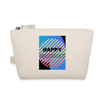 BIRTHDAY,HAPPY BIRTHDAY,HAPPY BIRTHDAY - Organic Pouch - nature - Front