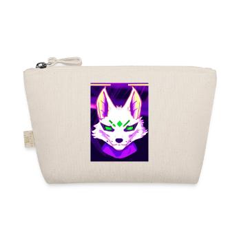 Kitsun Vaporwave Japonais Kami Vaporwave Kitsune - Trousse biologique - nature - Devant