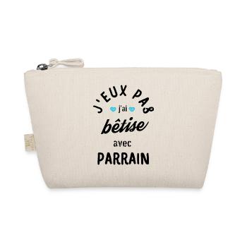 J Peux Pas j ai Bêtise avec parrain - Trousse biologique - nature - Devant