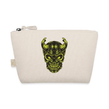 Skull - Organic Pouch - nature - Front