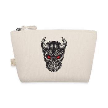 Skull - Organic Pouch - nature - Front