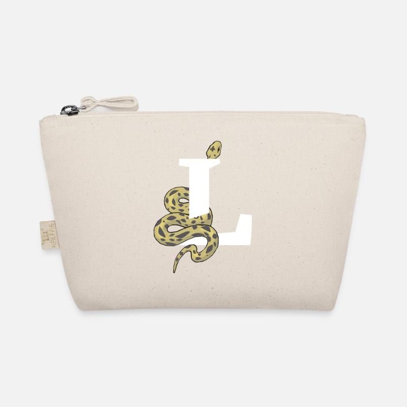 Buchstabe l Schlange Bio-Täschchen