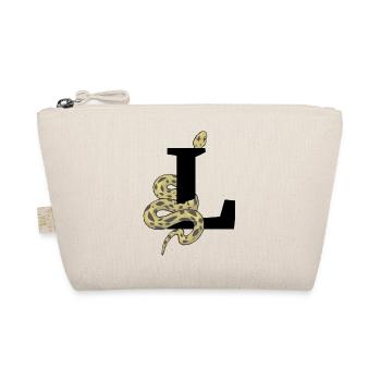 Letter l snake - Organic Pouch - nature - Front