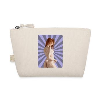 Sexy T-Shirt Redhead Girl Woman Pinup Comic Pop - Trousse biologique - nature - Devant