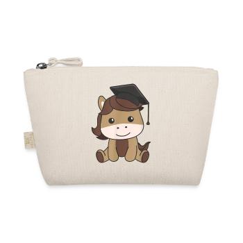 Kids School Kindergarten Horse Graduation - Bio-Täschchen - Natur - Vorne