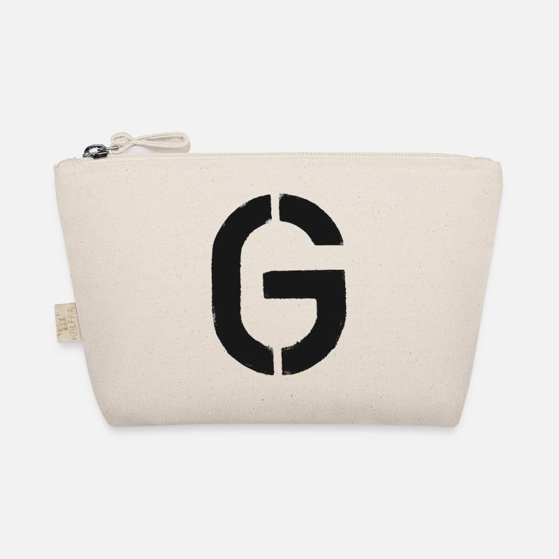 G - Stencil / Letter Organic Pouch