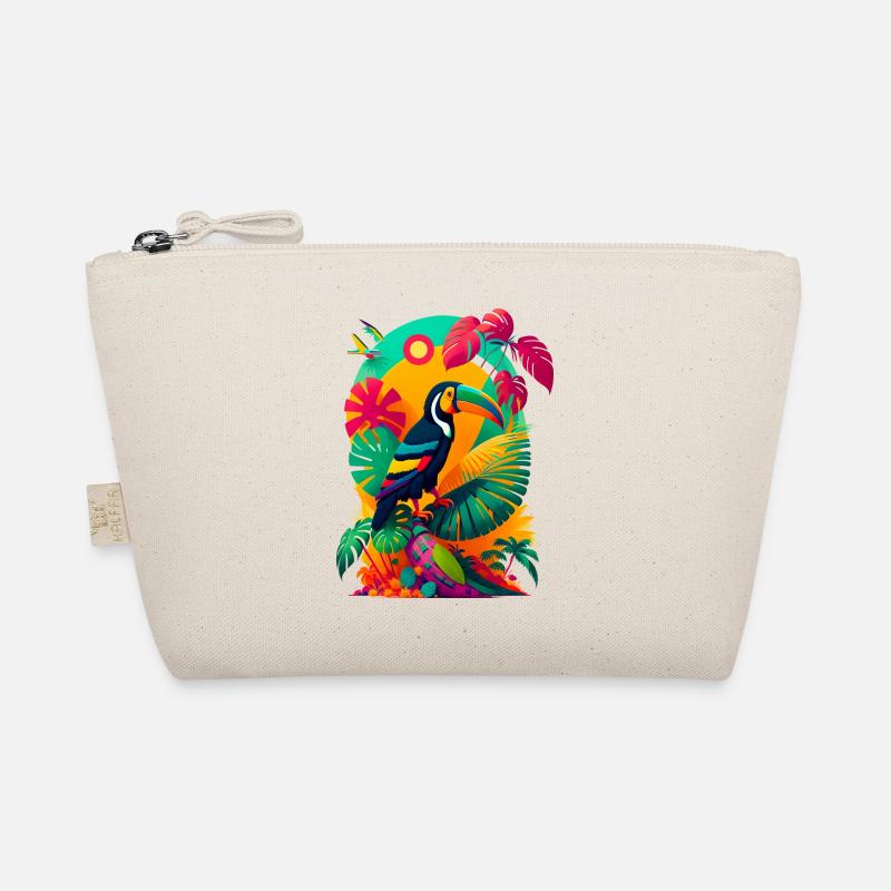 Sommer mit Tucan - Bio-Täschchen - Natur