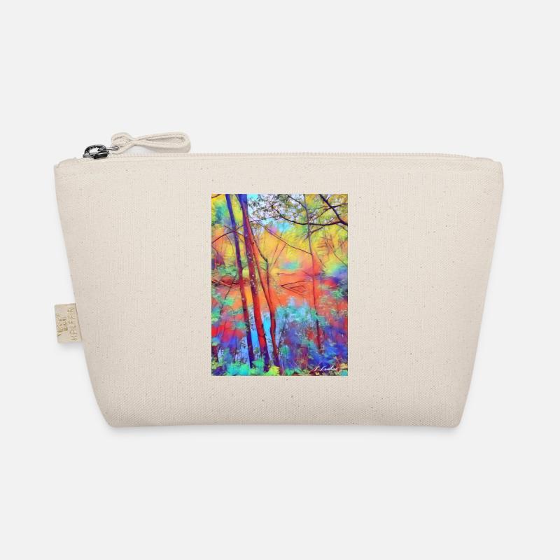 The pond with the dead tree Organic Pouch