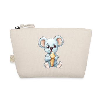 Koala aime la crème glacée - Cute Animal Design - Trousse biologique - nature - Devant