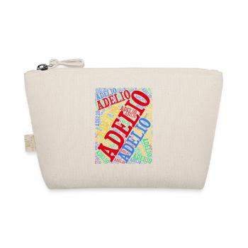 t-shirt Adelio t-shirt word cloud idée cadeau - Trousse biologique - nature - Devant