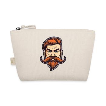 Mustache Man - Bio-Täschchen - Natur - Vorne