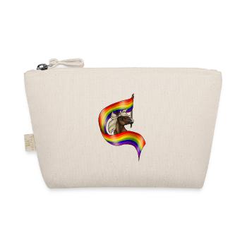 REGENBOGEN - Phoenix mit Prideflag - Bio-Täschchen - Natur - Vorne
