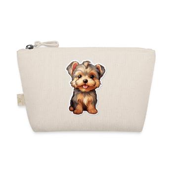 Mignon bébé Yorkshire Terrier Chien - Trousse biologique - nature - Devant