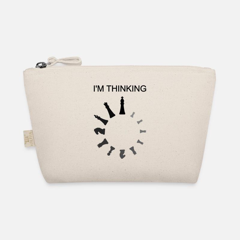 I'm thinking, Chess pieces Organic Pouch