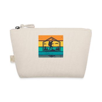 Hiking retro - Organic Pouch - nature - Front