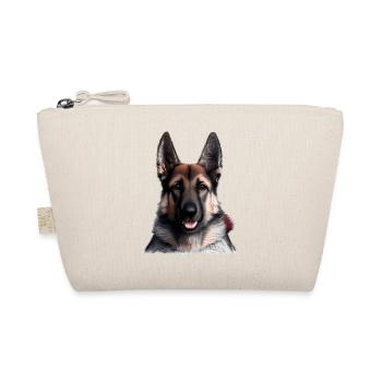 German Shepherd Puppy Dog Owner - Organic Pouch - nature - Front