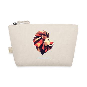Vertex geometric lion - Organic Pouch - nature - Front