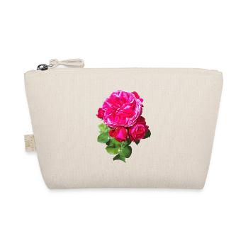 Pink spring rose - Organic Pouch - nature - Front