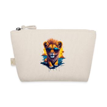 Mignon bébé lion - Trousse biologique - nature - Devant