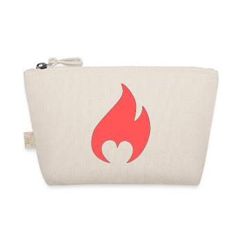 Flamme avec cœur - Trousse biologique - nature - Devant