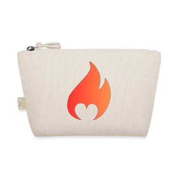Flamme avec cœur - Trousse biologique - nature - Devant