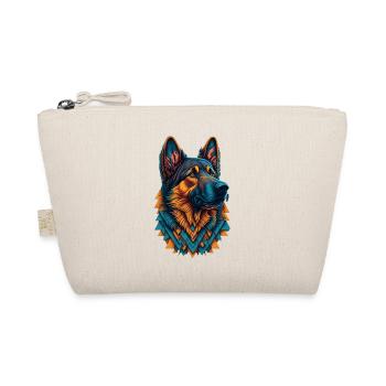 German Shepherd Colorful Cool Dogs Lover - Organic Pouch - nature - Front