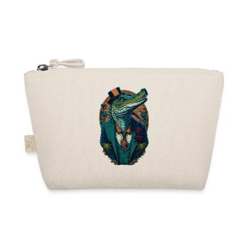 Crocodile avec chapeau et costume Lustic Comic Style - Trousse biologique - nature - Devant