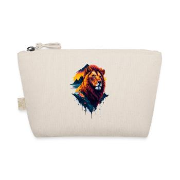 Abstract illustration of lion - Organic Pouch - nature - Front
