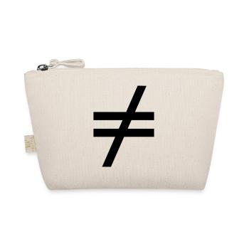 Not all inequality signs are the same - Organic Pouch - nature - Front