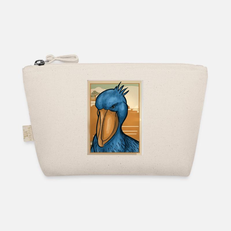 Schuhschnabel Vogel Ornithologe Wald I Geschenk - Bio-Täschchen - Natur